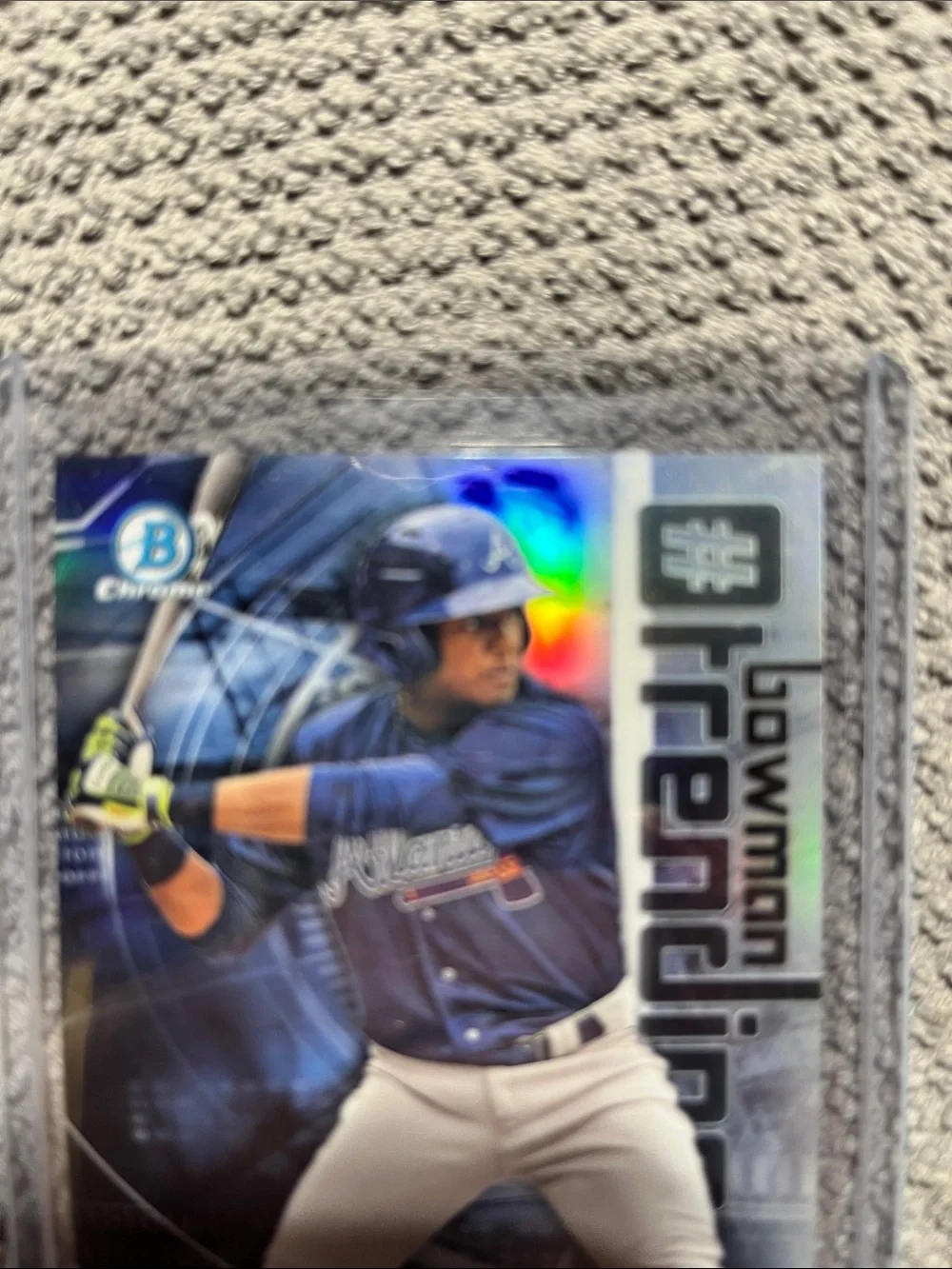 2018 Bowman Chrome Trending Ronald Acuna Jr (RC) # - RA